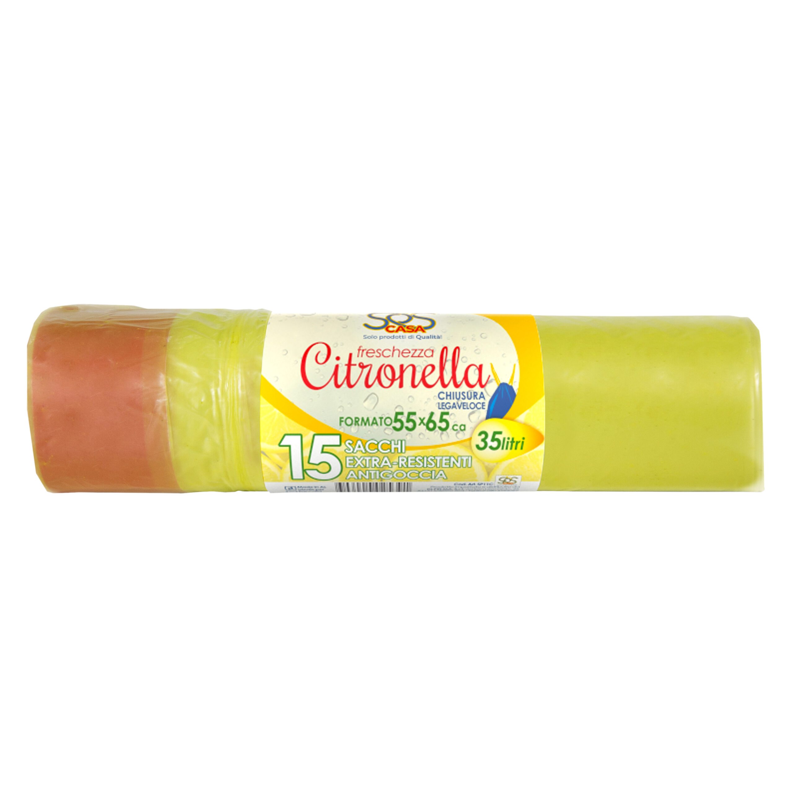 "SOS CASA" - SACCO FRESCHEZZA CITRONELLA - 55X65 - PZ.15