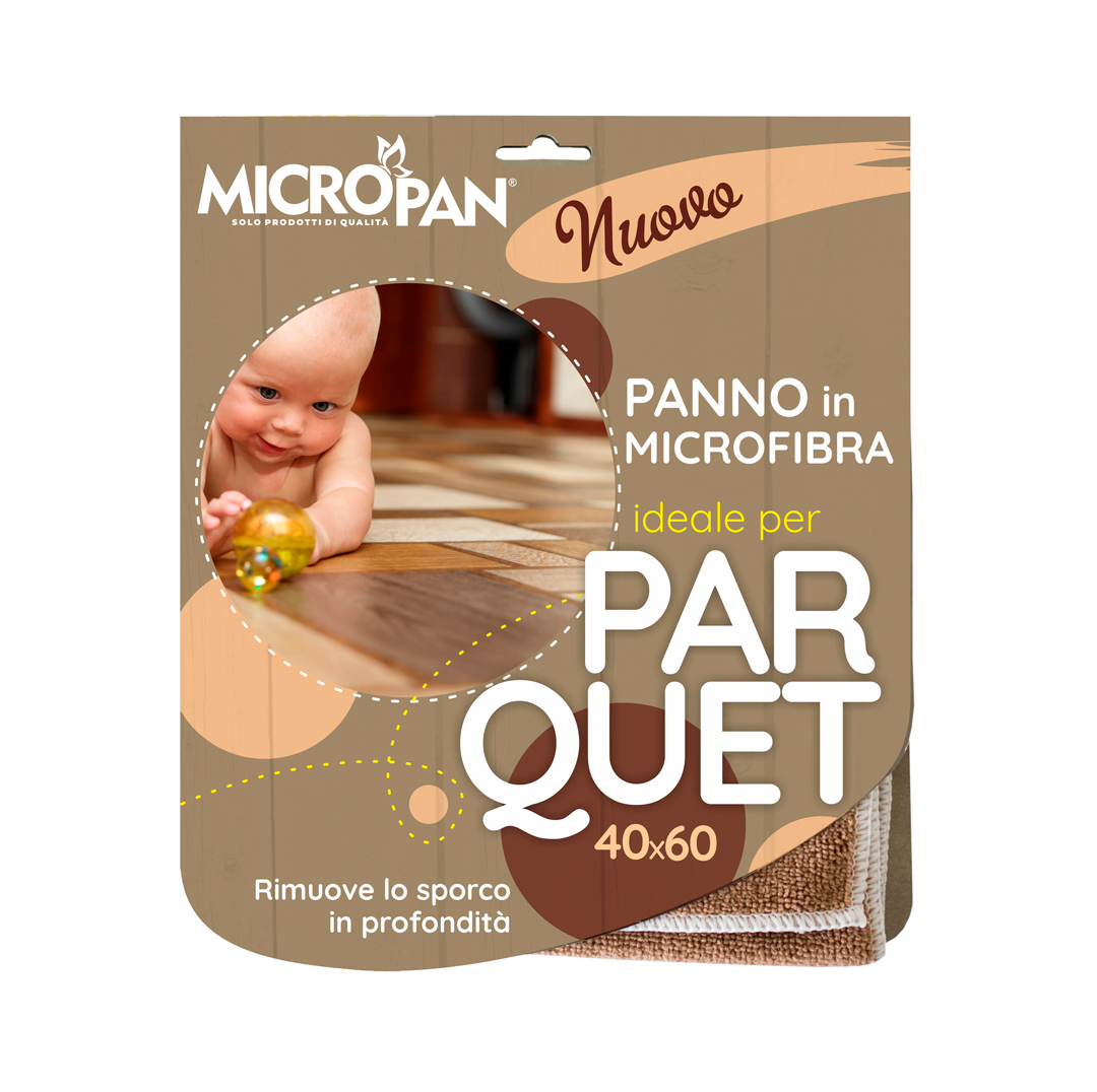 "MICROPAN" PARQUET - PANNO IN MICROFIBRA - 40X60