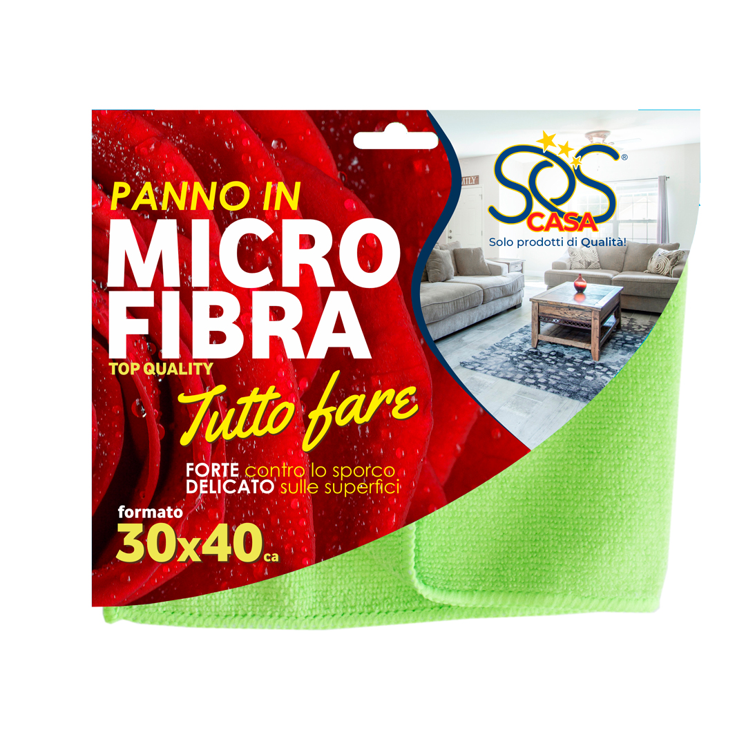 "SOS CASA" - PANNO IN MICROFIBRA - 30X40