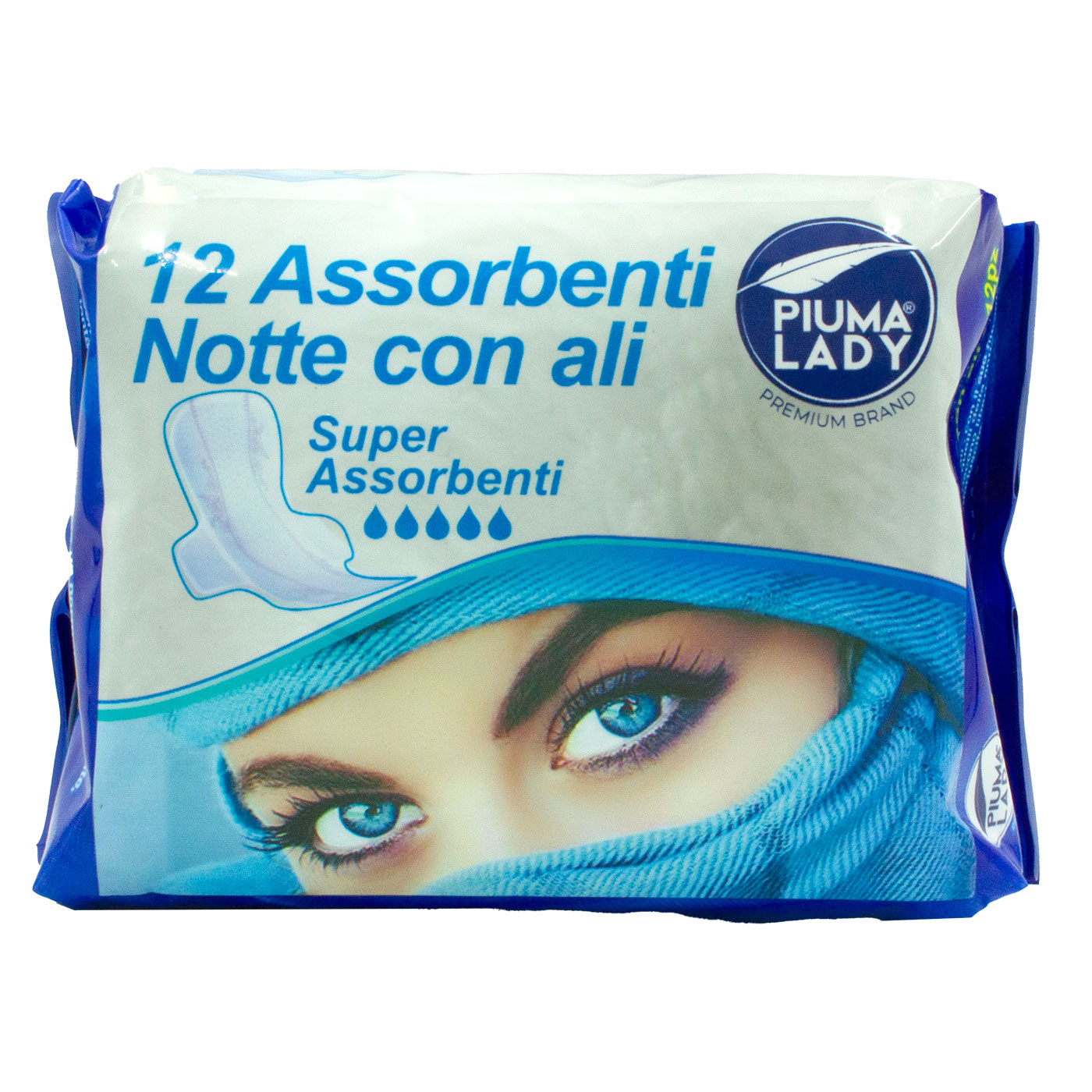 "PIUMA LADY" - ASSORBENTI NOTTE CON ALI - PZ.12