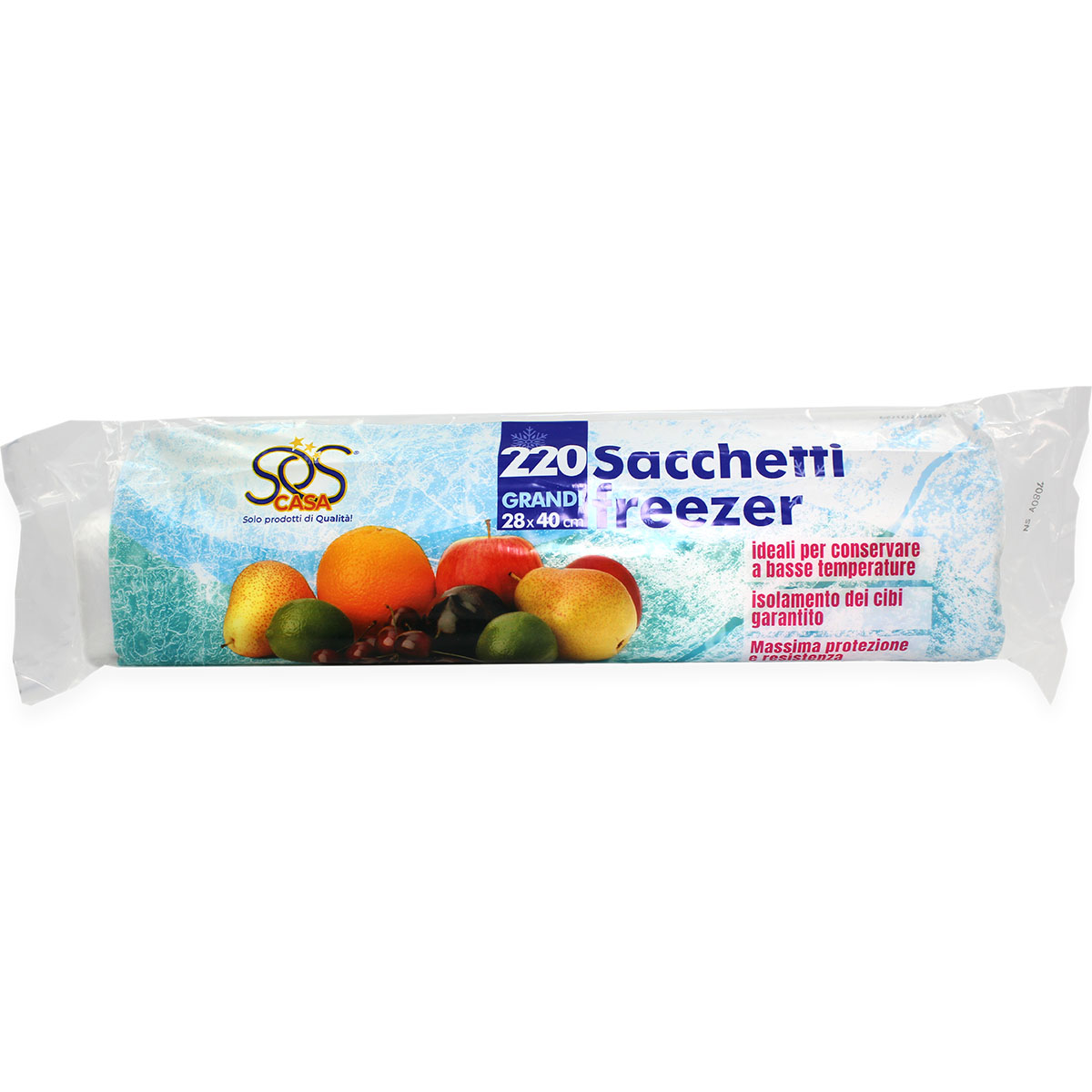 "SOS CASA" - SACCHETTI FREEZER - 28X40 - 220 PZ.